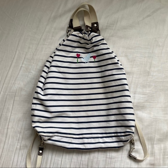 GAP STRIPED BEACH BAG / BACKPACK - Picture 4 of 16